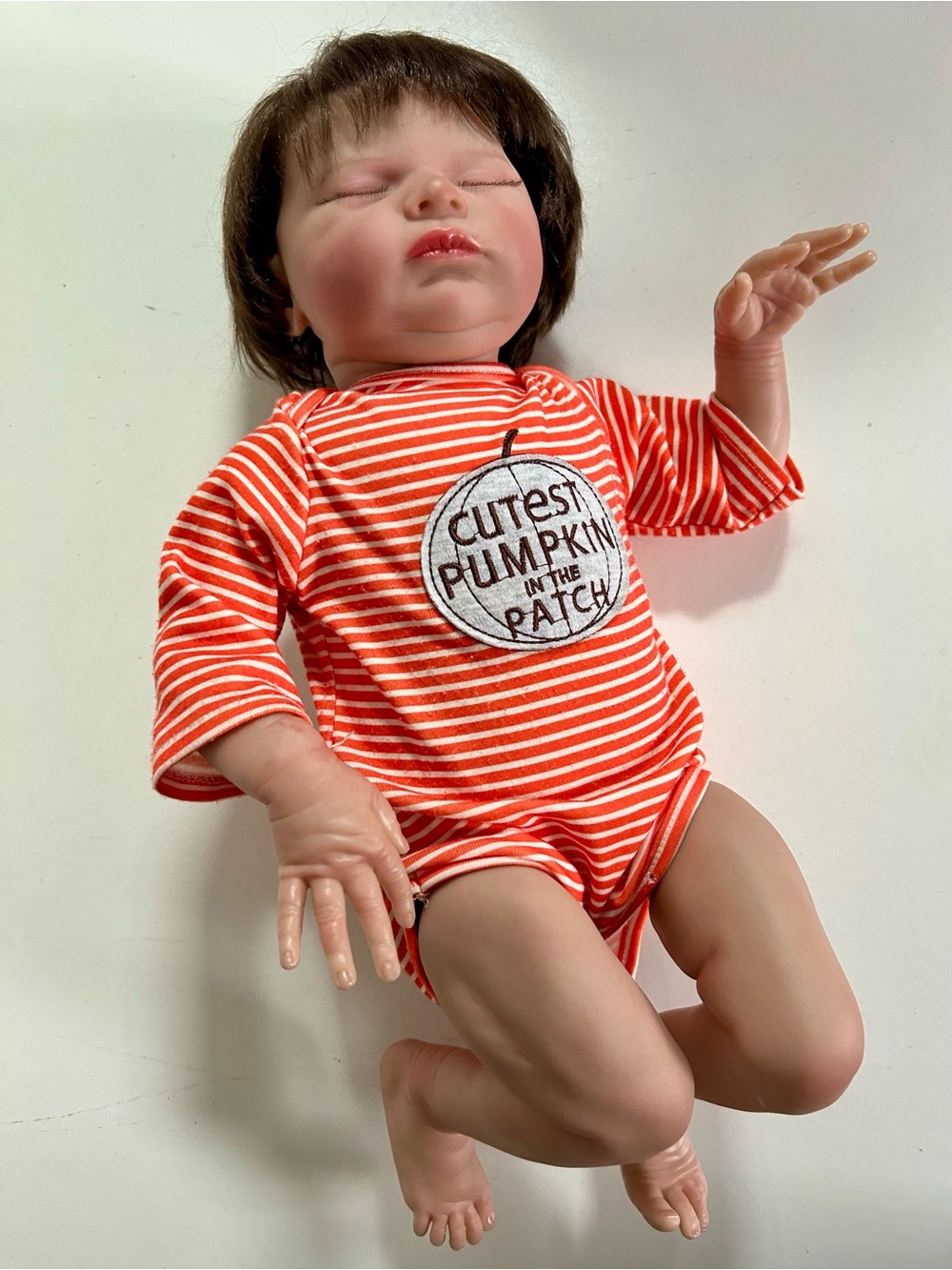 Bonnie Brown, Like New, 2020 Realistic Vinyl Soft Body Baby Girl Doll, Reborn